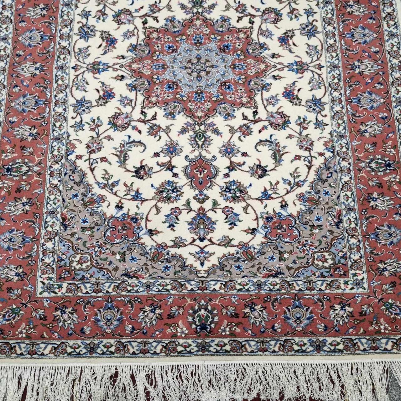 جفت قالیچه دستبافت اردکان نقشه موژان