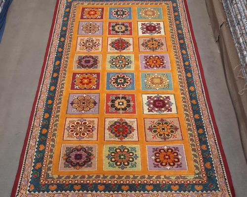 گلیم فرش خشتی