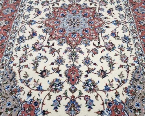 قالیچه کرم مسی اردکان دستبافت کرم مسی 