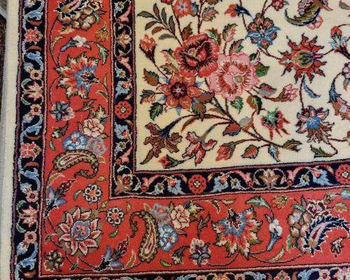 6 متری دستبافت اردکان نقشه گل فرنگ 