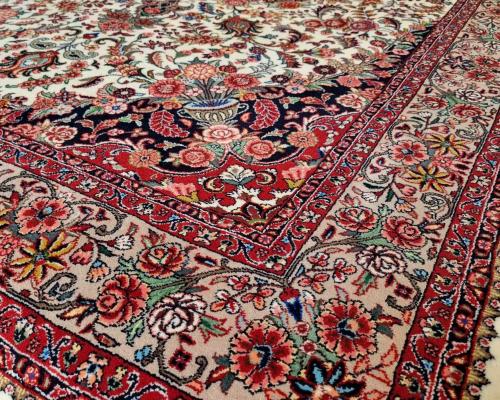 6 متری جفت دستبافت طرح بیجار نقشه خورشیدی