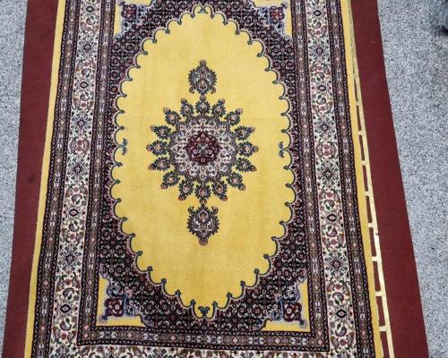 زرع و نیم جفت کرک و کل ابریشم  زمینه طلایی