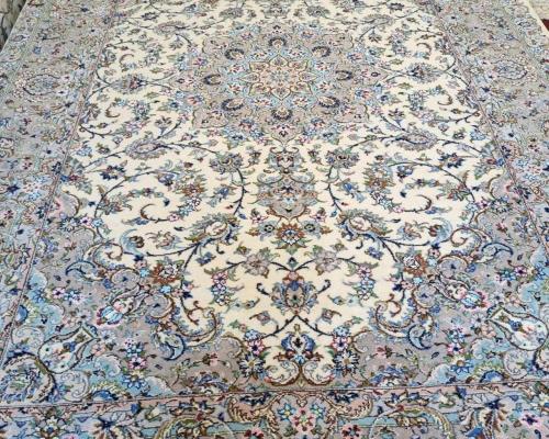 6 متری جفت کاشان گل ابریشم نقشه ماندگار اعلاء